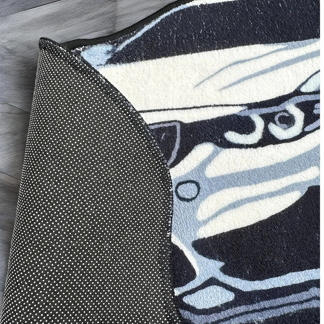 Custom Vintage Car Tufted Slip Rug, Home Decor Rug