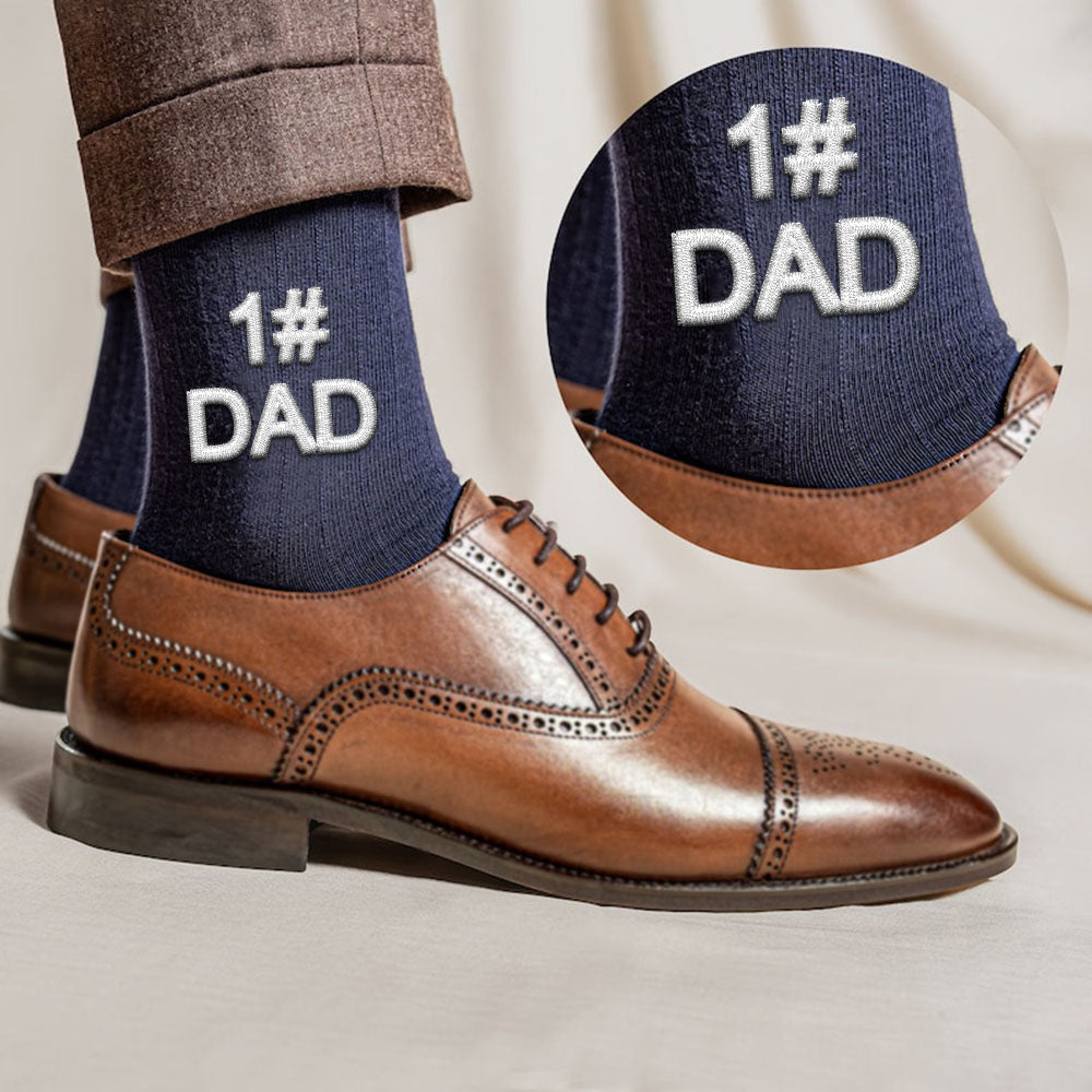 Embroidered Dad Socks #Digital Socks Father’S Day Anniversary Socks Thin Vertical Socks