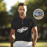 Personalized Car Polo T-shirt, Father's Day Gift, Car Lover Gift