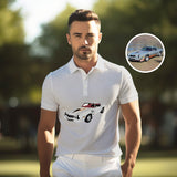 Personalized Car Polo T-shirt, Father's Day Gift, Car Lover Gift