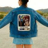 Get yours again Vintage Jeans jacket, an individual Photo Jeans jacket, an individual Jeans jacket for Your Friends