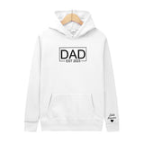 Personalized Hoodie with Custom Name and Message for Dear Dad