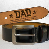 Custom Handmade Belt Can be Engraved Initial Letter as Father's Day Gift