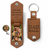 Personalized Photo Keychain Warm Gift For Dad