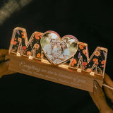 Custom Photo Personalized Letter Led Night Light, Mother's Day Gift