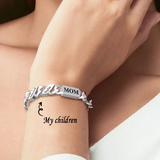 Father's Day Gift Custom Fashion Name Chain Bracelet