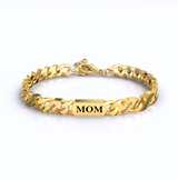 Father's Day Gift Custom Fashion Name Chain Bracelet