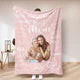 Personalized Photo Mom Theme Blanket Remember I Love You Mom Mother's Day Gift For Mom