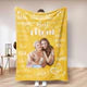 Personalized Photo Mom Theme Blanket Remember I Love You Mom Mother's Day Gift For Mom