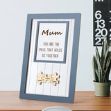 Mother's Day Gift Mom Piece That Holds Us Together Box Frame Mom Puzzle Sign