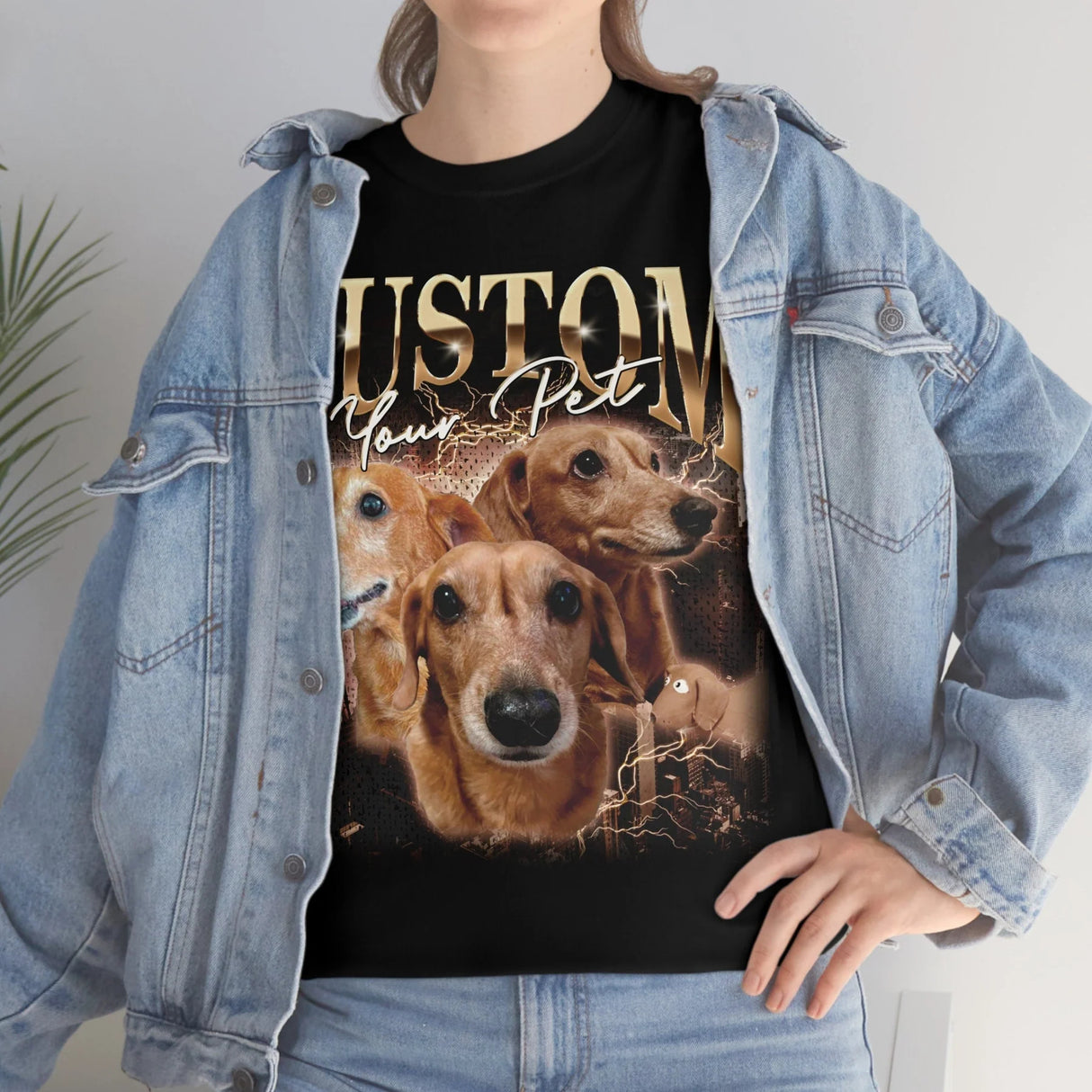 Gift For Dog Mom Custom Vintage Tee Photo Vintage Hoodie Gift Idea For Pet Lover