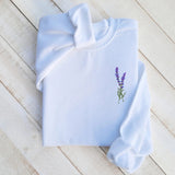 Printed Lavender Sweatshirt Heat Transfer Printed Lavender Hoodie Printed Lavender T-shirt