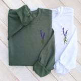 Printed Lavender Sweatshirt Heat Transfer Printed Lavender Hoodie Printed Lavender T-shirt