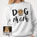 Custom Pet Face Dog Mom Sweatshirt