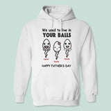 We Used To Live In Your Balls Family Shirt Father's Day Gift