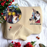 ❤️‍🔥(Best Selling)Custom Embroidered Sweatshirt Portrait Music Player Couple Family Gift