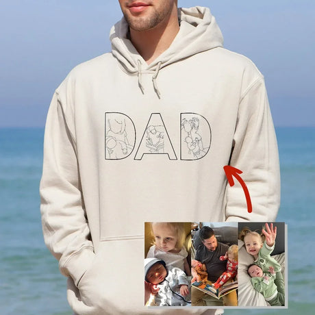 Best Dad Ever -Embroidered Sweatshirt For Father's Day - Gifts for Dad, Papa, Daddy and Grandpa