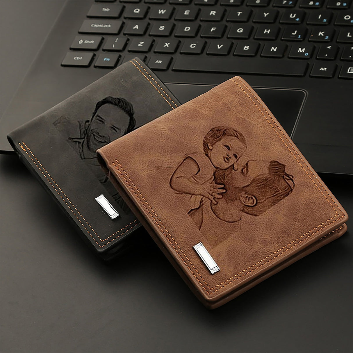 Engraved Photo Wallet, Personalized Photo wallet, Photo wallet, Custom Photo Wallet