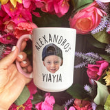 Custom Face Mug, Personalized Mug, Cup for Mom/Dad, Mug for Grandpa, Mug For Grandma, Grandchild Mug