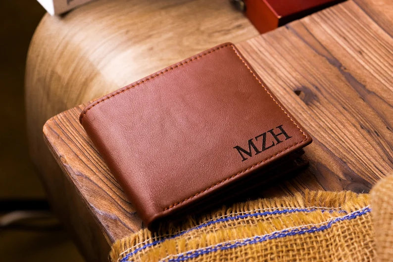 Personalized Wallet,Mens Wallet,Engraved Wallet,Groomsmen Wallet,Leather Wallet,Custom Wallet,Boyfriend Gift for Men,Gift for Him