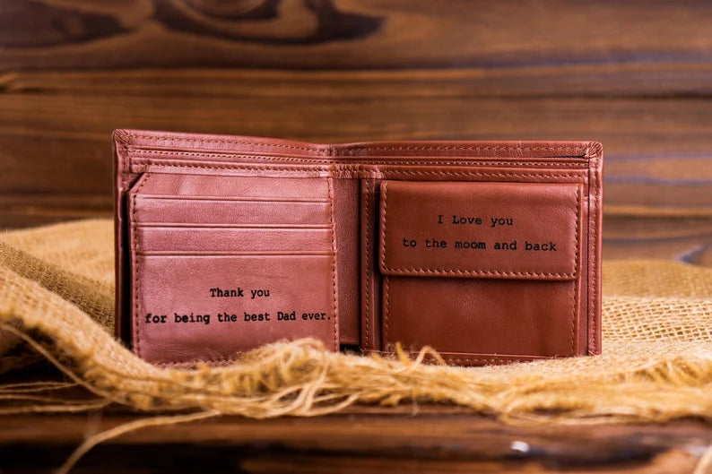 Personalized Wallet,Mens Wallet,Engraved Wallet,Groomsmen Wallet,Leather Wallet,Custom Wallet,Boyfriend Gift for Men,Gift for Him