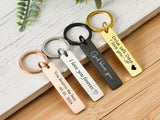 Personalized Rectangle Drive Safe Keychain,Stainless Steel Keychain,Custom Engraved Key Chain Personalized Gifts for Him,Best Friend Gifts