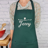 Gift For Nanna Customizable Apron Personalize Name Heart Kitchen Embroidered Apron Gift For Grandma