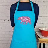 Mama Bear Apron Embroidered Custom Color Mom Kitchen Apron With Pockets And Adjustable Neck Durable Material Perfect Mothers Day Gift