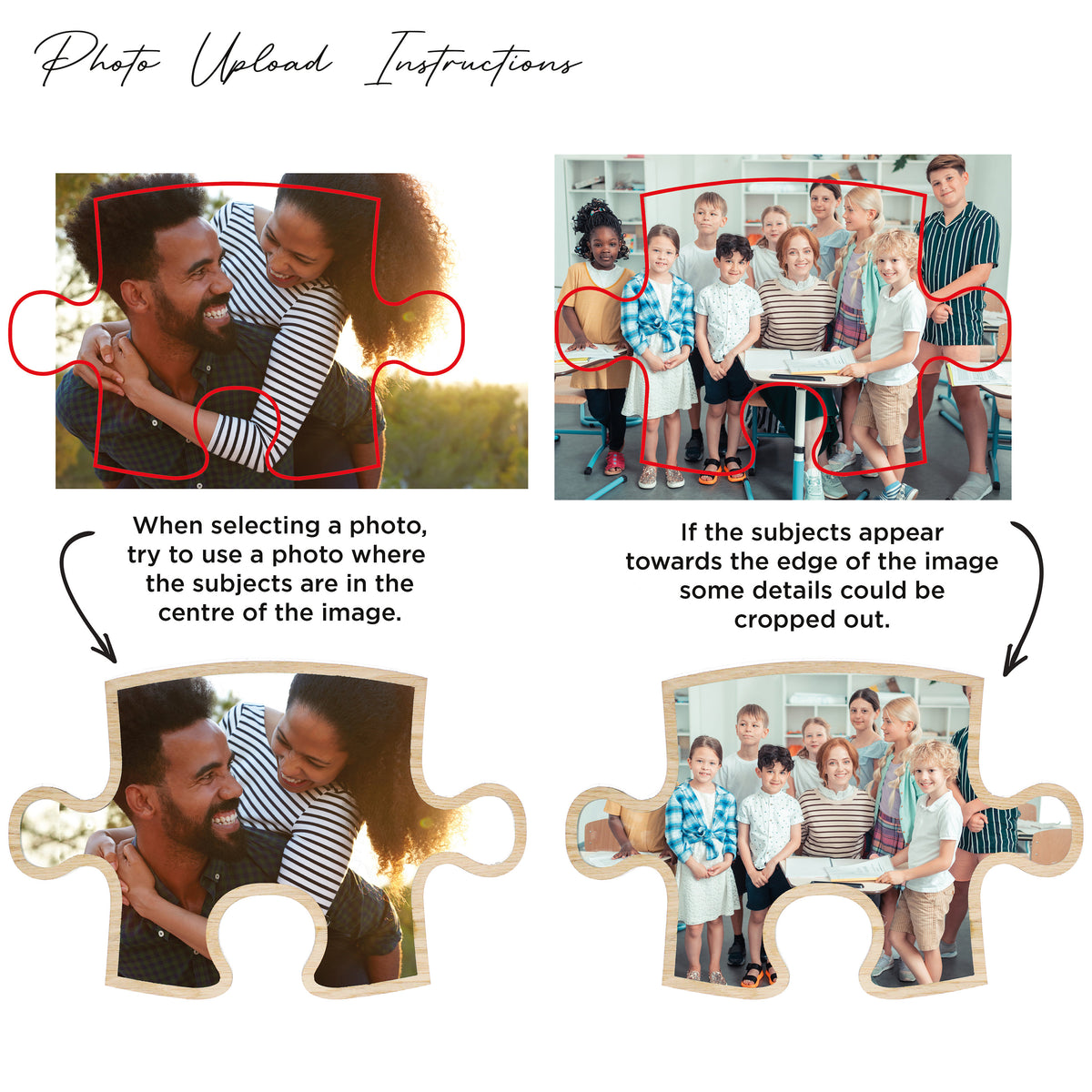 Father's Day Gift, Personalized Photo Frame, Custom Father's Day Puzzle Frame