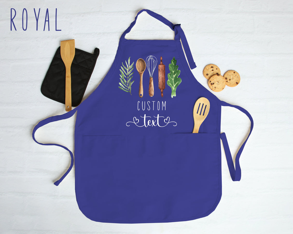 Personalized Apron for Women, Custom Mother's Day Gift, Kitchen Apron for Mother, Personalized Gift for Mom, Custom Kitchen Apron