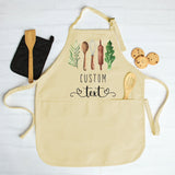 Personalized Apron for Women, Custom Mother's Day Gift, Kitchen Apron for Mother Custom Kitchen Apron For Mom