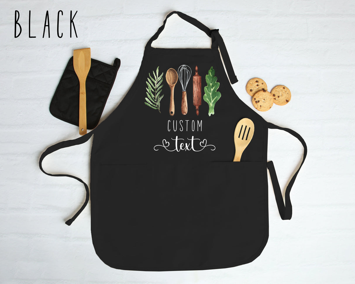 Personalized Apron for Women, Custom Mother's Day Gift, Kitchen Apron for Mother, Personalized Gift for Mom, Custom Kitchen Apron