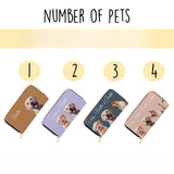 Personalized Wallet Dog mom Gift Custom Pet Photo Name Wallet Personalized Gifts For Cat Lover