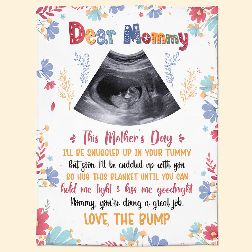 Mommy, You're Doing A Great Job - Personalized Blanket - Mother's Day, Loving, Birthday Gift For First Mom