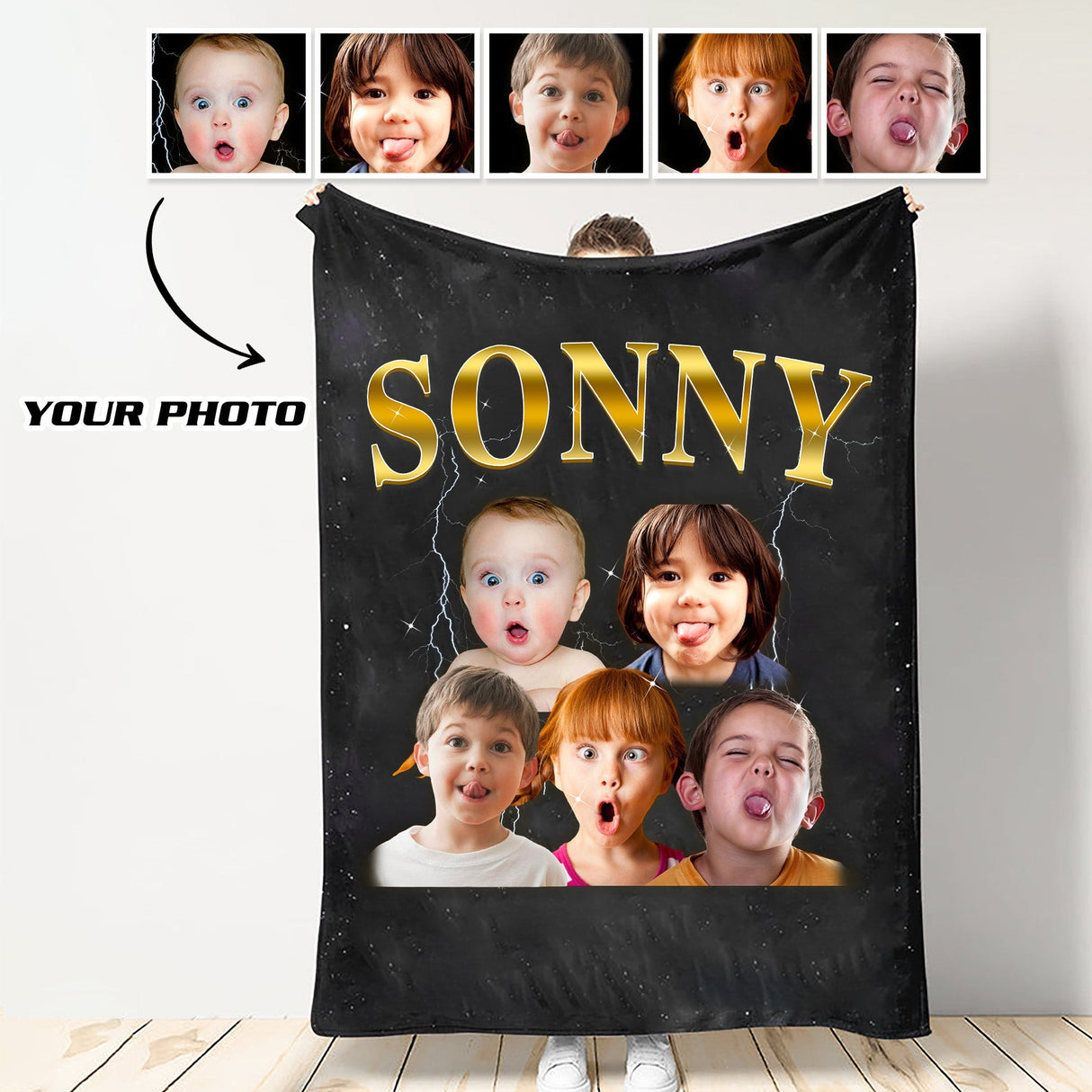 Custom Vintage Blanket Photo Vintage Blanket For Baby