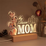 Personalized Photo Night Light Gift for Mom