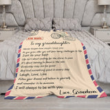 Letter Blankets To My Granddaughter - Air Mail Blanket