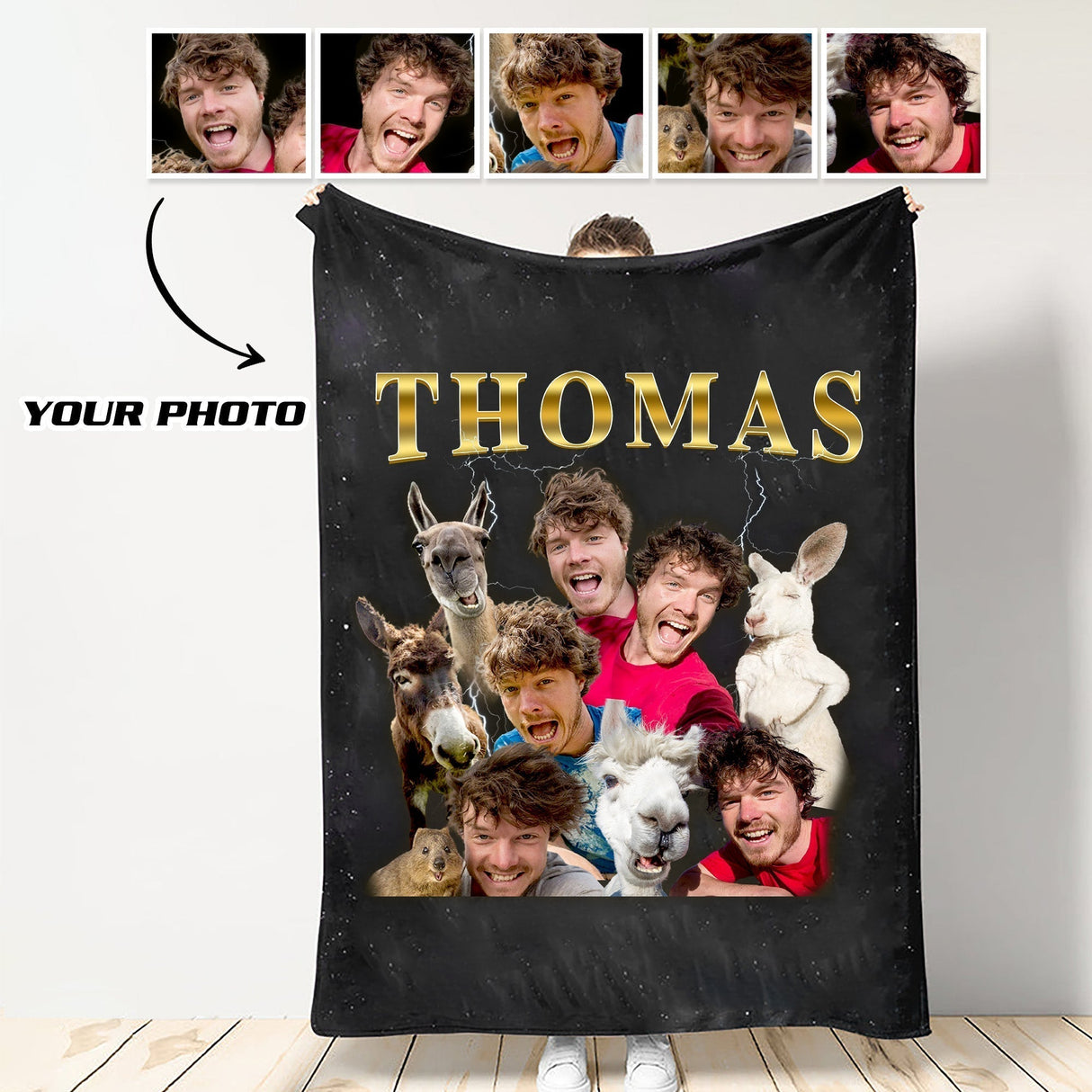 Custom Vintage Blanket Photo Vintage Blanket For Girlfriends