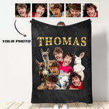 Custom Vintage Blanket Photo Vintage Blanket For Pet Lover