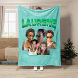 Custom Vintage Blanket Photo Vintage Blanket For Couple