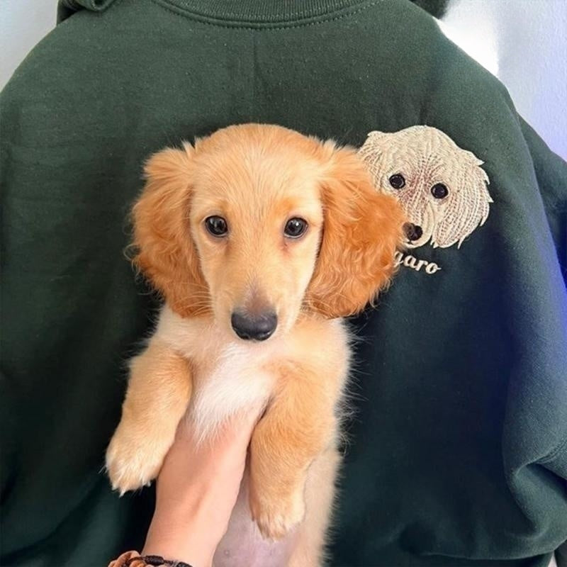 Personalized Pet Face and Pet name Sweatshirt