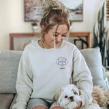 Gifts For Pet Lover Custom Embroidered Sweatshirt And Hoodie