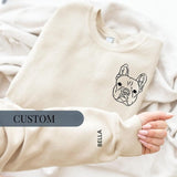 Custom Pet Face Printing Sweatshirt