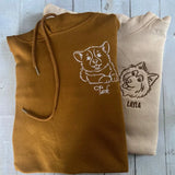 Personalized Pet Embroidered Sweatshirt Gifts For Pet Mom