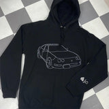 Custom Car Sweatshirt, Custom Car Outline Sweatshirt, Embroidered Car Sweatshirt