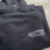 Custom Embroidered Car Hoodie Wonderful Gifts For Car Lover