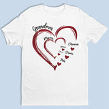 Mommy's Sweethearts - Family Personalized Custom Unisex T-shirt, Hoodie, Sweatshirt - Gift For Grandma