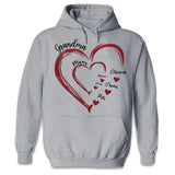 Mommy's Sweethearts - Family Personalized Custom Unisex T-shirt, Hoodie, Sweatshirt - Gift For Grandma