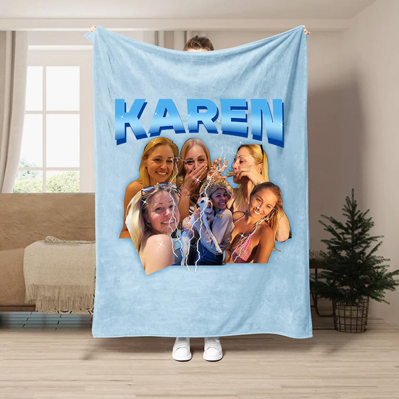 Custom Vintage Blanket Photo Vintage Blanket For Pet Lover