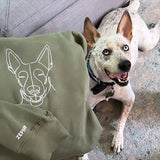 Gifts For Pet Lover Custom Embroidered Sweatshirt And Hoodie